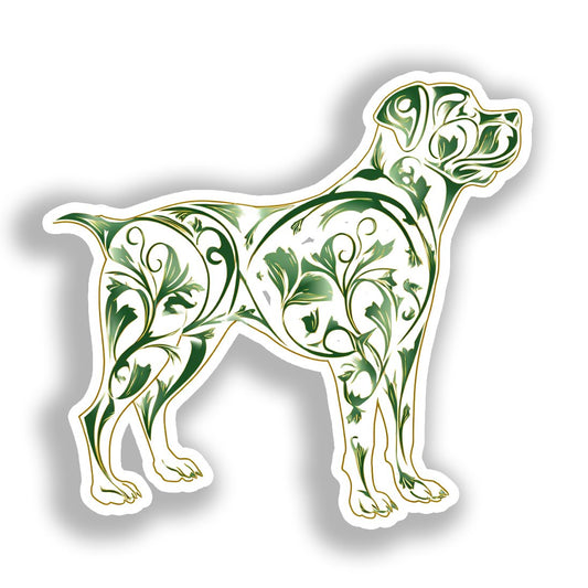 Rottweiler Dog Vinyl Decal Sticker for Car, Laptop, Tumbler and more # A017956-4" x 4"