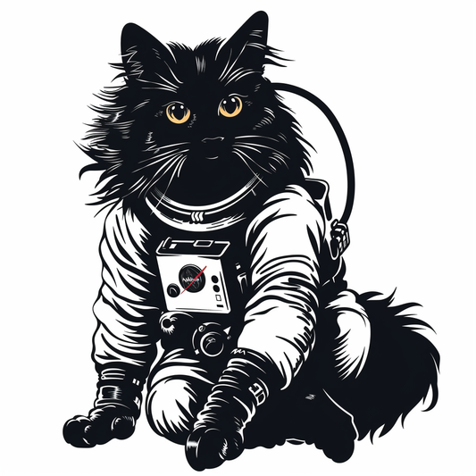 Adorable Turkish Angora Cat  Vinyl Decal Sticker for Car, Laptop, Tumbler and more # F020871-4" x 4"