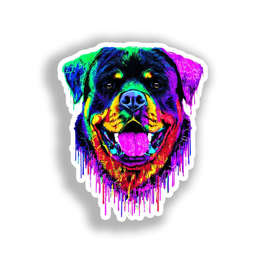 Rottweiler Dog Vinyl Decal Sticker for Car, Laptop, Tumbler and more # A018343-4" x 4"