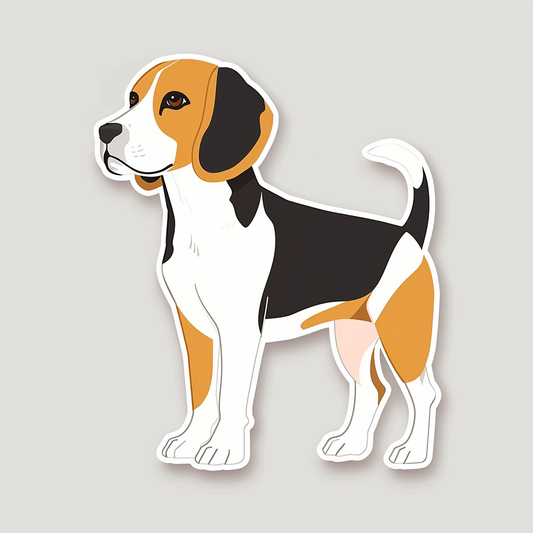 Beagle Dog Vinyl Decal Sticker for Car, Laptop, Tumbler and more # F07735