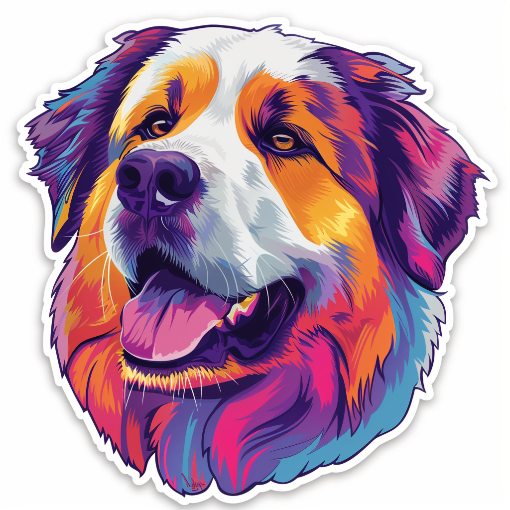 Great Pyrenees dog  Vinyl Decal Sticker for Car, Laptop, Tumbler and more # F023709