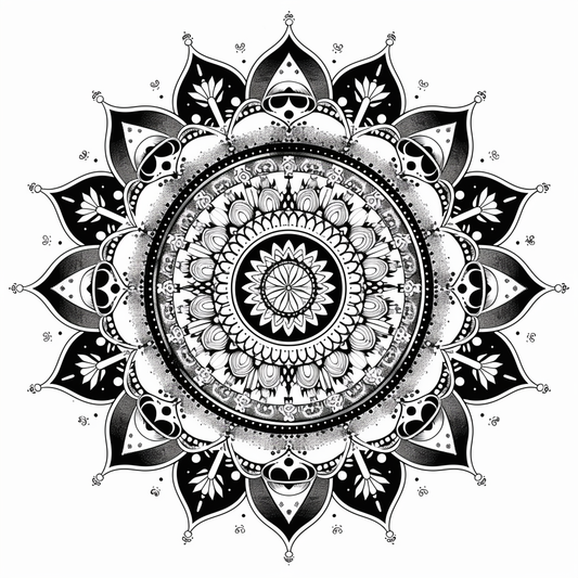 Mandala Vinyl Decal Sticker for Car, Laptop, Tumbler and more # F08203