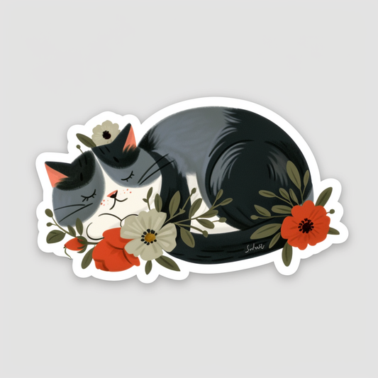 American Shorthair Cat majestic Expressive surreal Vinyl Decal Sticker for Car, Laptop, Tumbler and more # F018662