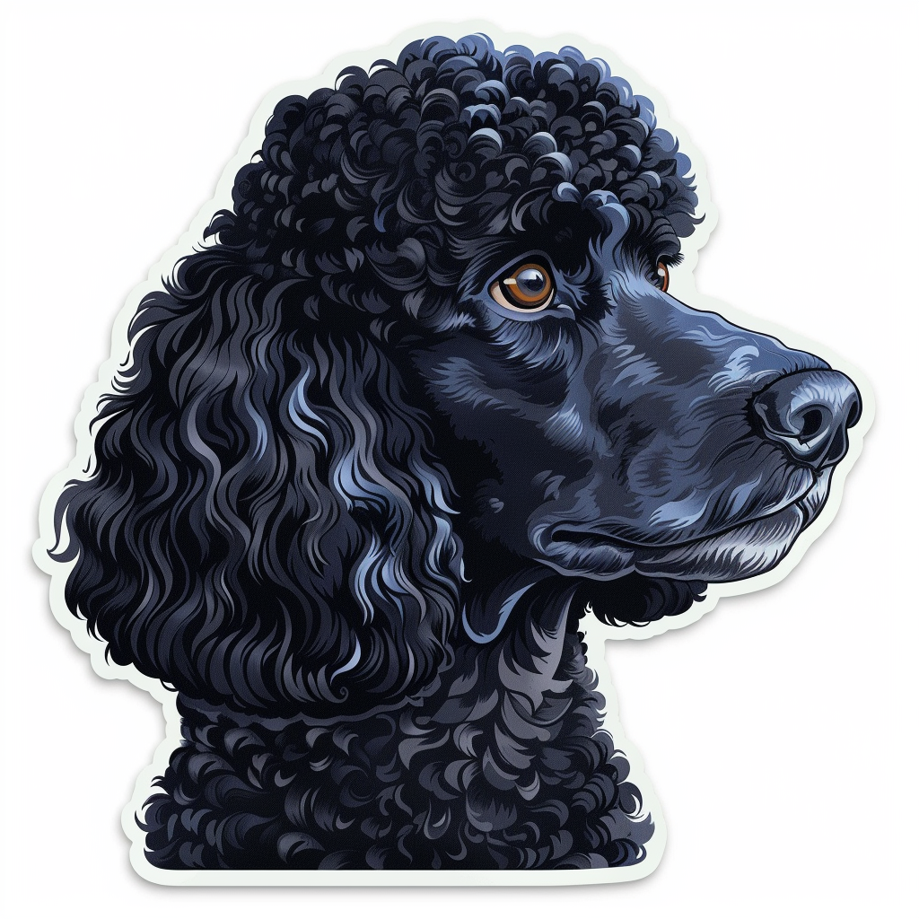 Poodle Dog Vinyl Decal Sticker for Car, Laptop, Tumbler and more # F012649