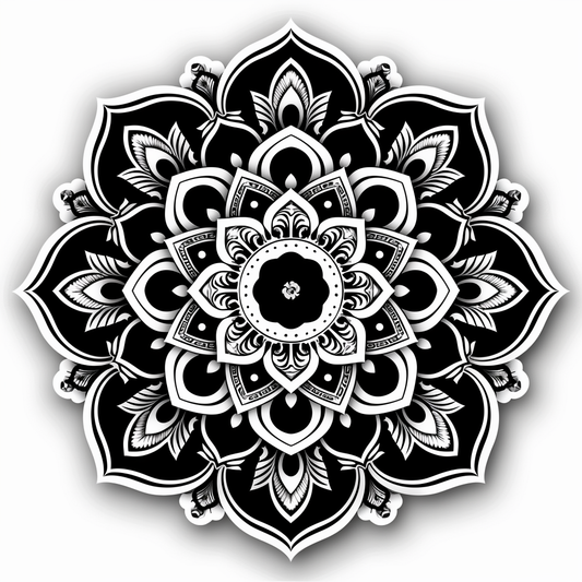 Mandala Vinyl Decal Sticker for Car, Laptop, Tumbler and more # F08248