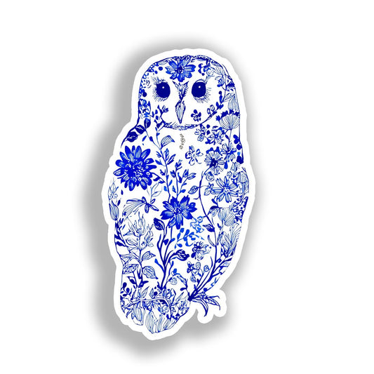 Owl Vinyl Decal Sticker for Car, Laptop, Tumbler and more # A018468-4" x 4"