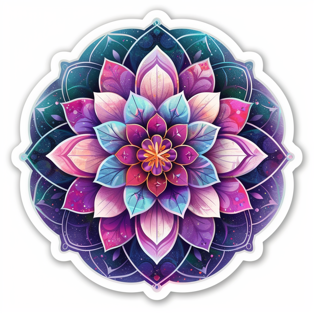 Mandala Vinyl Decal Sticker for Car, Laptop, Tumbler and more # F08124