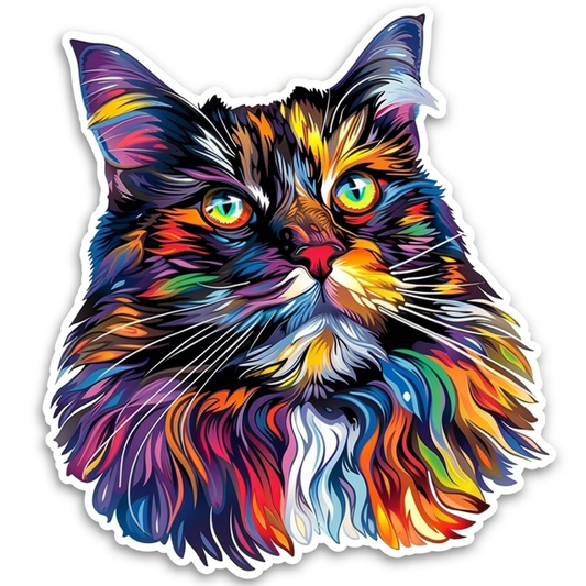Maine Coon cat Vinyl Decal Sticker for Car, Laptop, Tumbler and more # F07841
