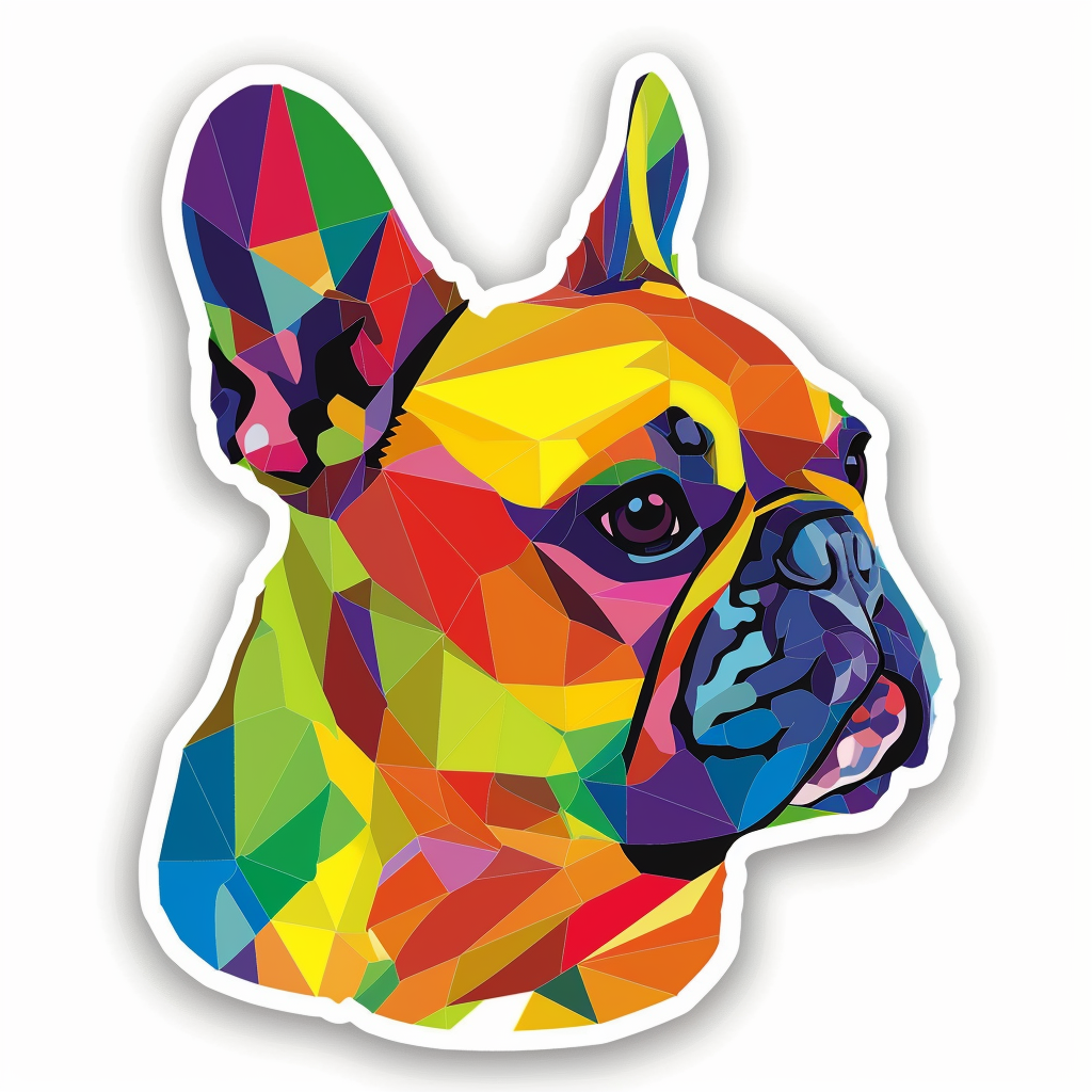 French Bulldog Vinyl Decal Sticker for Car, Laptop, Tumbler and more # F07494