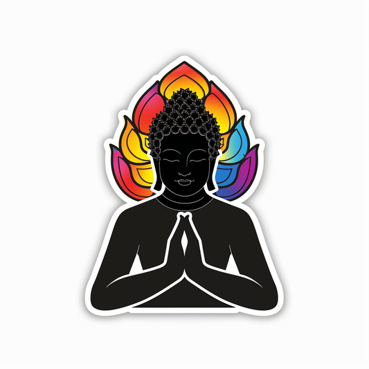 Buddha majestic Expressive surreal Vinyl Decal Sticker for Car, Laptop, Tumbler and more # F017101