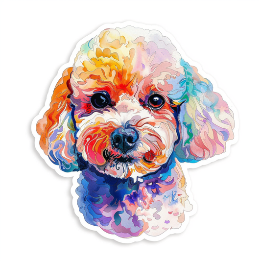 Poodle Dog Vinyl Decal Sticker for Car, Laptop, Tumbler and more # F012488