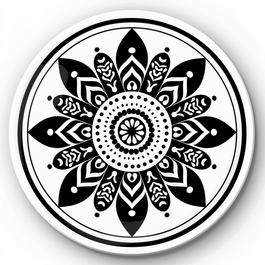 Mandala Vinyl Decal Sticker for Car, Laptop, Tumbler and more # F08264