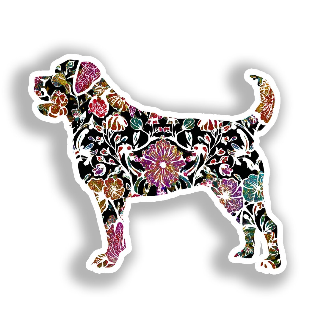 Rottweiler Dog Vinyl Decal Sticker for Car, Laptop, Tumbler and more # A018118-4" x 4"