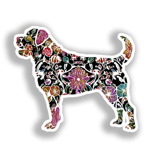 Rottweiler Dog Vinyl Decal Sticker for Car, Laptop, Tumbler and more # A018118-4" x 4"