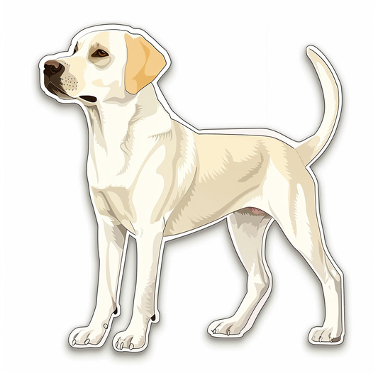 Labrador Retriever Dog Vinyl Decal Sticker for Car, Laptop, Tumbler and more # F07222
