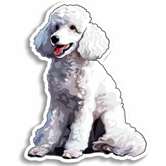 Poodle Dog Vinyl Decal Sticker for Car, Laptop, Tumbler and more # F012773