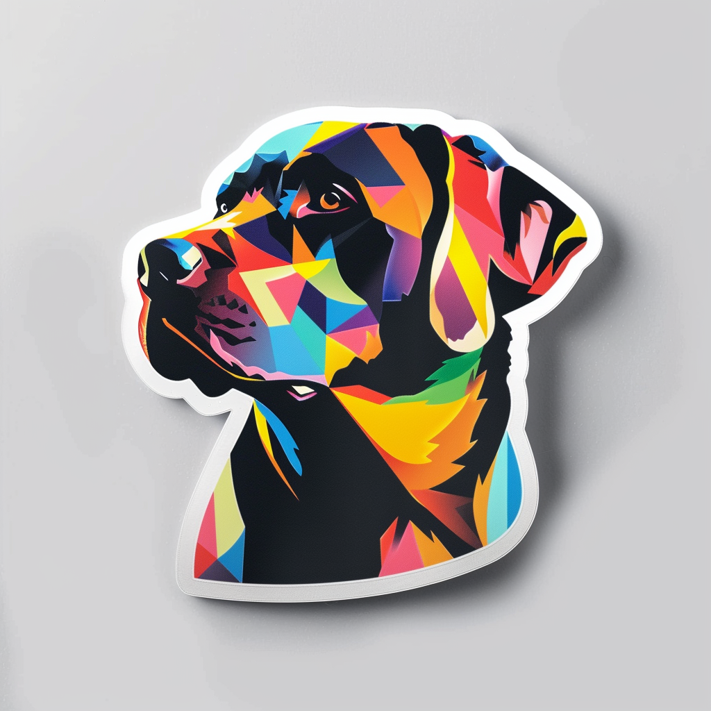Labrador Retriever Dog Vinyl Decal Sticker for Car, Laptop, Tumbler and more # F07483