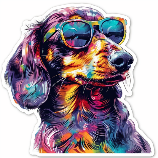 Dachshund Dog Vinyl Decal Sticker for Car, Laptop, Tumbler and more # F012993