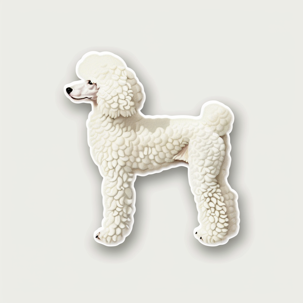 Poodle Dog Vinyl Decal Sticker for Car, Laptop, Tumbler and more # F07717