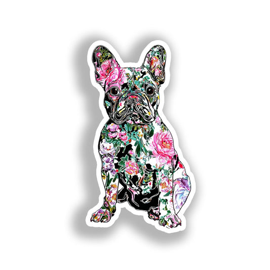 French Bulldog Dog Vinyl Decal Sticker for Car, Laptop, Tumbler and more # A019660-4" x 4"