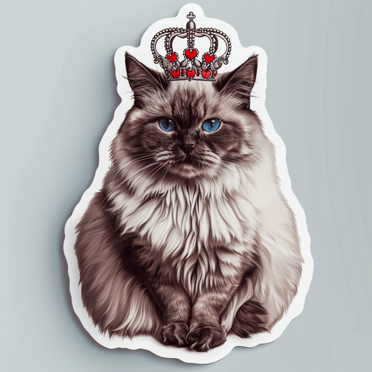 Ragdoll Cat Vinyl Decal Sticker for Car, Laptop, Tumbler and more # F010239