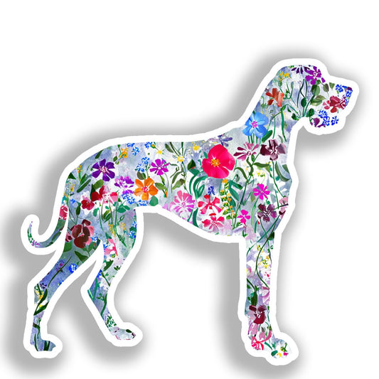 Great Dane Dog Vinyl Decal Sticker for Car, Laptop, Tumbler and more # A019505-4" x 4"
