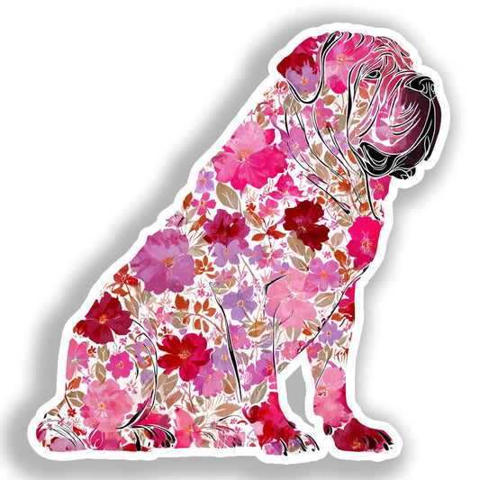 Large Breed Dog Vinyl Decal Sticker for Car, Laptop, Tumbler and more # A019389-4" x 4"