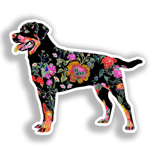 Rottweiler Dog Vinyl Decal Sticker for Car, Laptop, Tumbler and more # A018166-4" x 4"