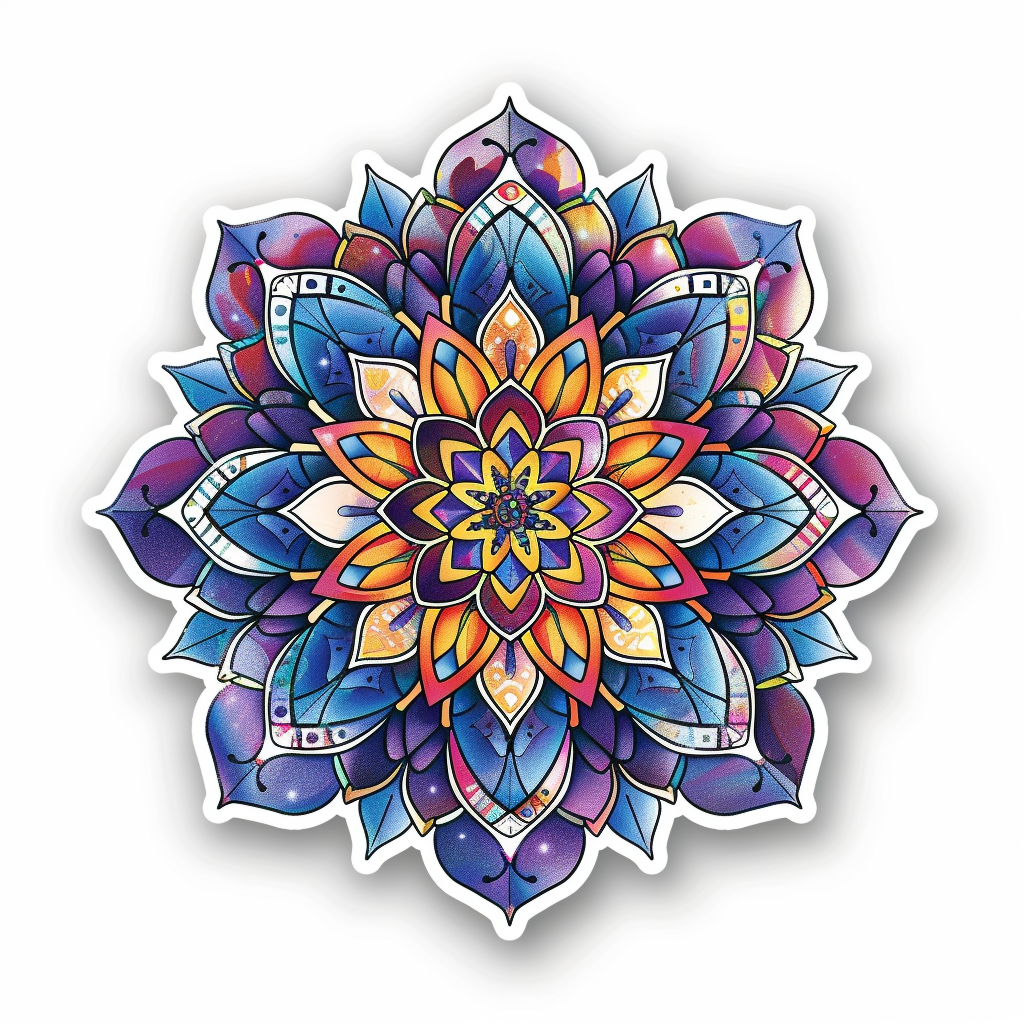 Mandala Vinyl Decal Sticker for Car, Laptop, Tumbler and more # F08122