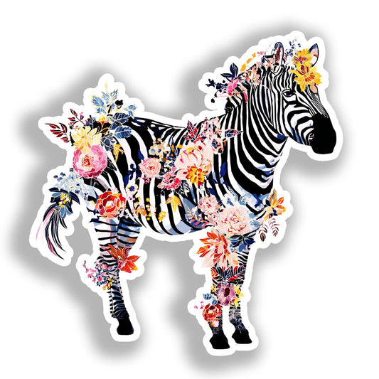 Zebra   Vinyl Decal Sticker for Car, Laptop, Tumbler and more # A018370-4" x 4"