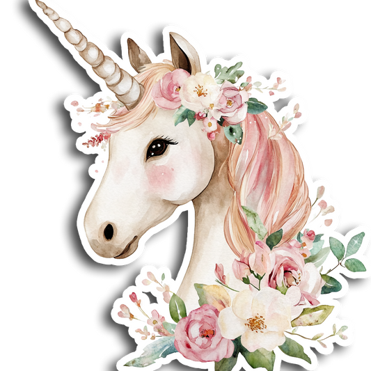 Unicorn Vinyl Decal Sticker for Car, Laptop, Tumbler and more # A017040-12" x 12"