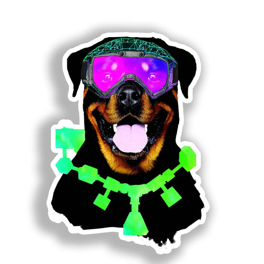 Rottweiler Dog Vinyl Decal Sticker for Car, Laptop, Tumbler and more # A018029-4" x 4"
