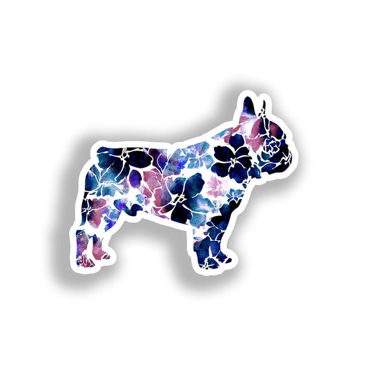 French Bulldog Dog Vinyl Decal Sticker for Car, Laptop, Tumbler and more # A019618-4" x 4"