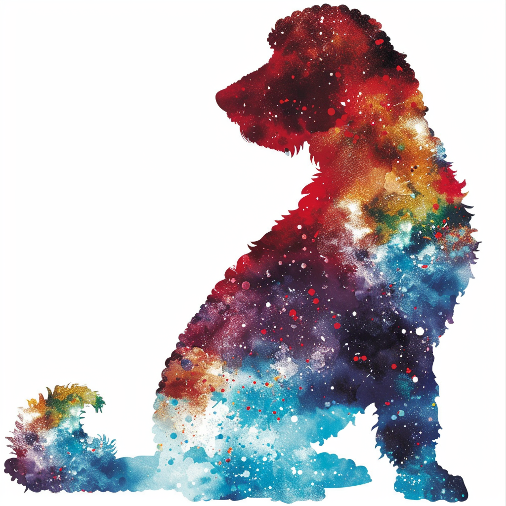 Poodle Dog galaxy Vinyl Decal Sticker for Car, Laptop, Tumbler and more # F012362