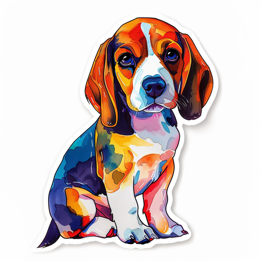Beagle dog Vinyl Decal Sticker for Car, Laptop, Tumbler and more # F012161