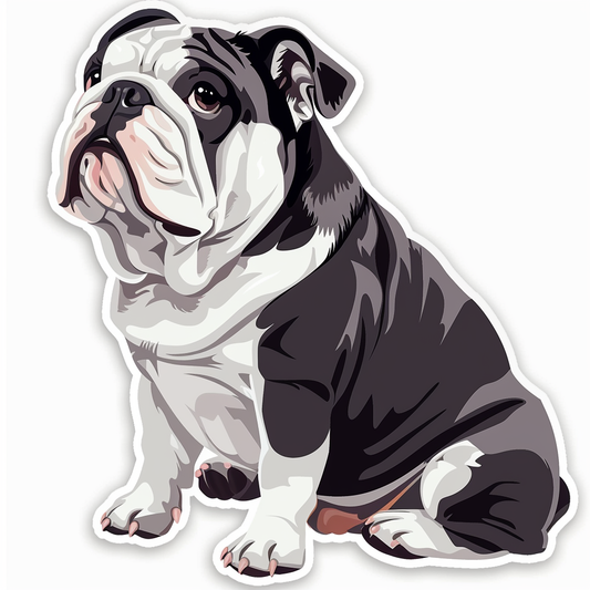 Bulldog Dog Vinyl Decal Sticker for Car, Laptop, Tumbler and more # F07513