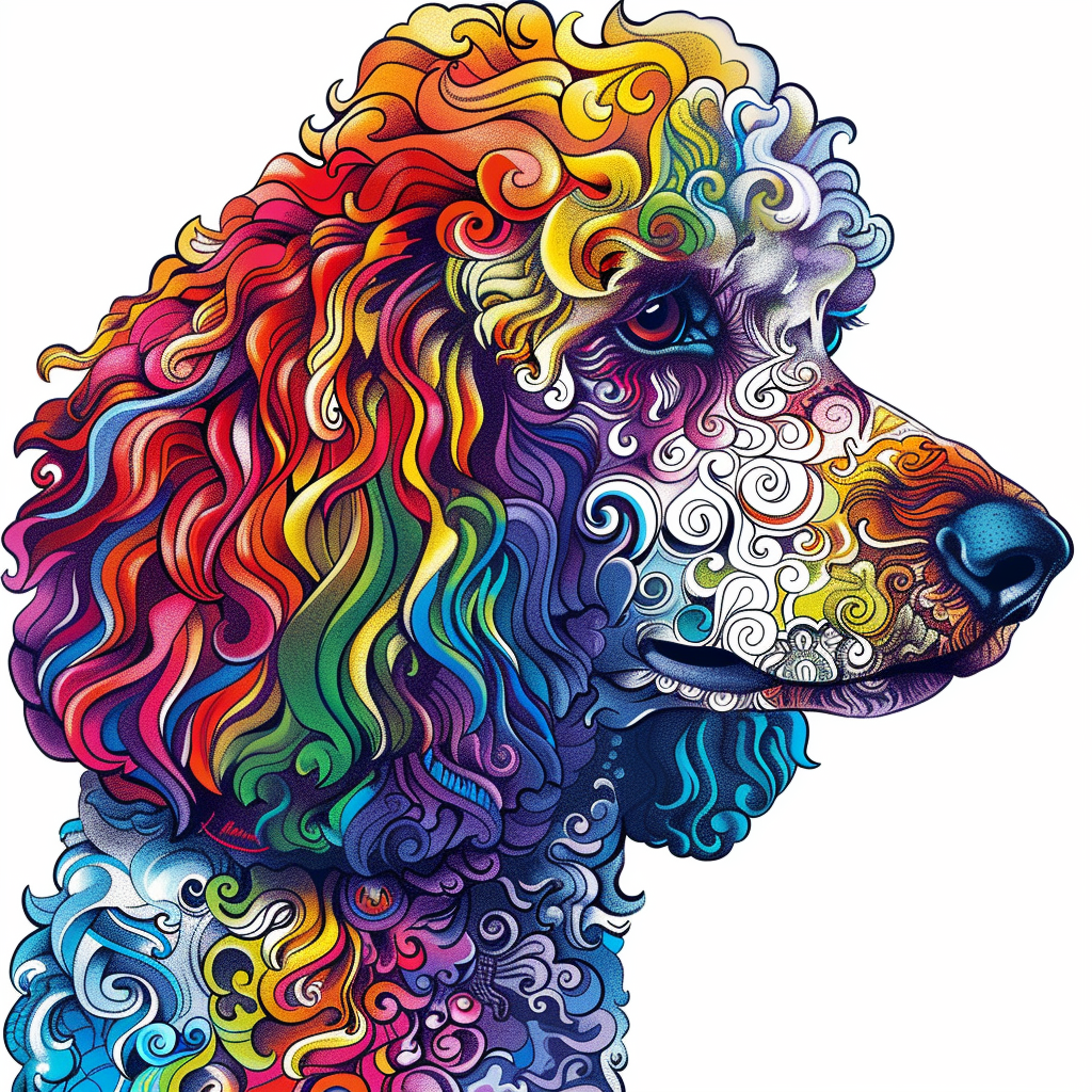 Poodle Dog Vinyl Decal Sticker for Car, Laptop, Tumbler and more # F012630