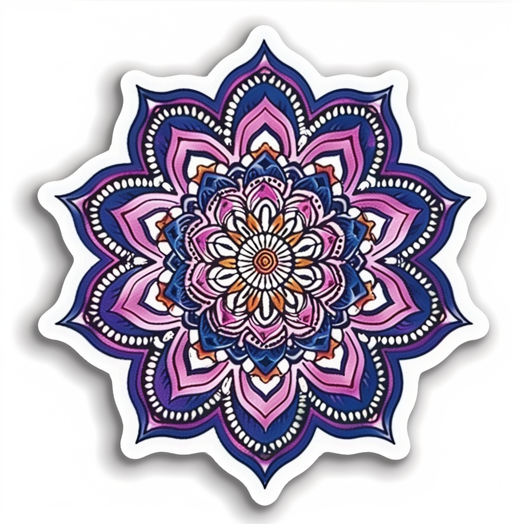 Mandala Vinyl Decal Sticker for Car, Laptop, Tumbler and more # F08206