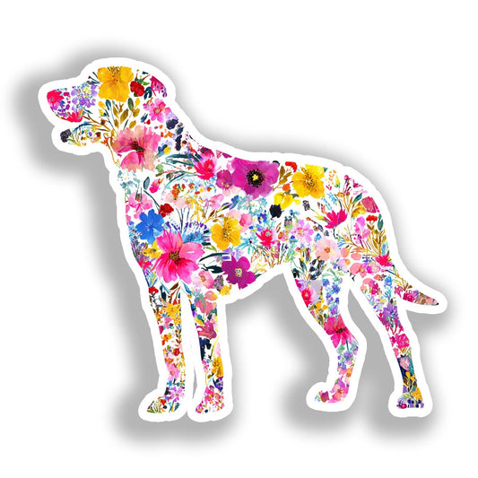 Large Breed Dog Vinyl Decal Sticker for Car, Laptop, Tumbler and more # A019416-4" x 4"
