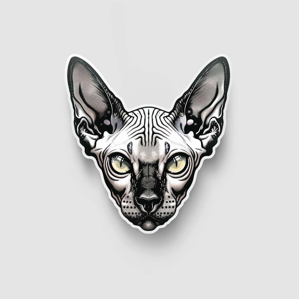 Scottish Fold cat Vinyl Decal Sticker for Car, Laptop, Tumbler and more # F07906