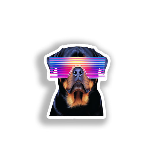Rottweiler Dog Vinyl Decal Sticker for Car, Laptop, Tumbler and more # A018043-4" x 4"