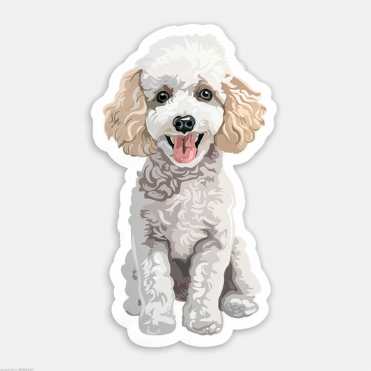 Poodle Dog Vinyl Decal Sticker for Car, Laptop, Tumbler and more # F07529