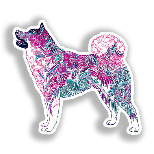 Akita Dog Vinyl Decal Sticker for Car, Laptop, Tumbler and more # A018845-4" x 4"