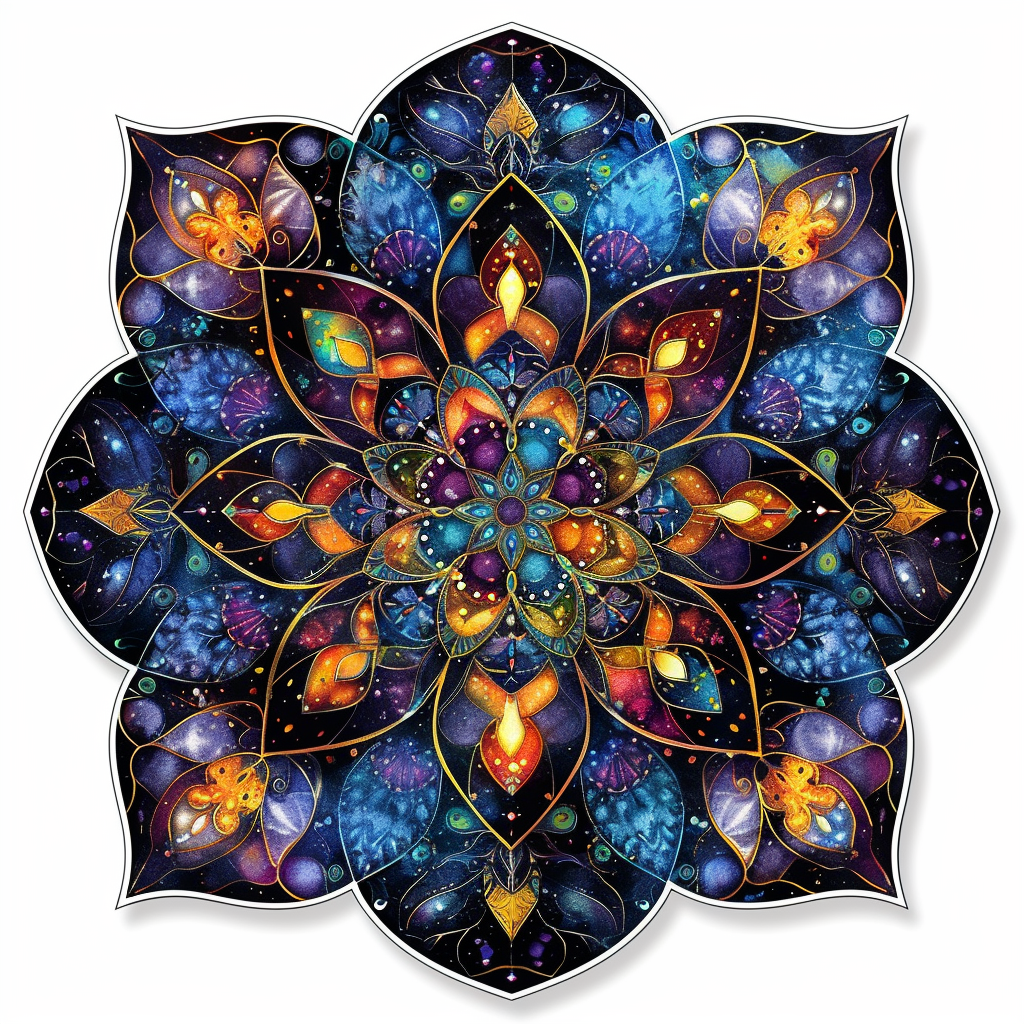 Mandala Vinyl Decal Sticker for Car, Laptop, Tumbler and more # F08172