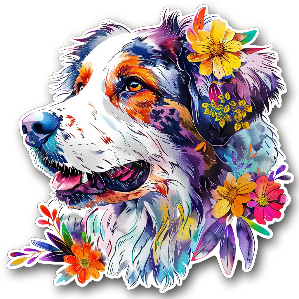 Great Pyrenees dog  Vinyl Decal Sticker for Car, Laptop, Tumbler and more # F023565
