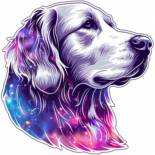 Great Pyrenees dog  Vinyl Decal Sticker for Car, Laptop, Tumbler and more # F023514