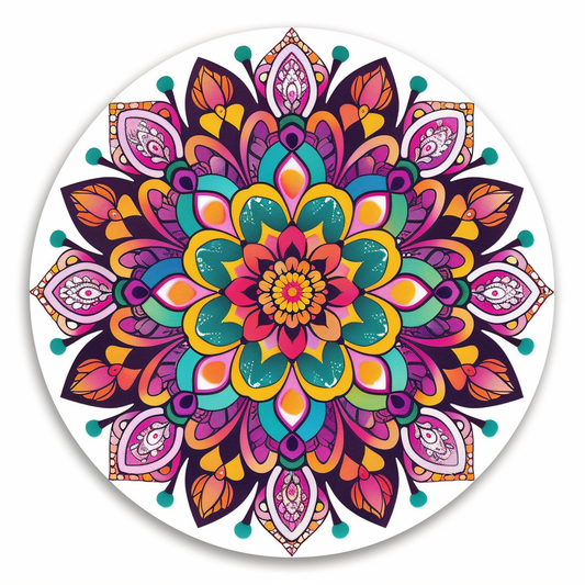 Mandala Vinyl Decal Sticker for Car, Laptop, Tumbler and more # F08178