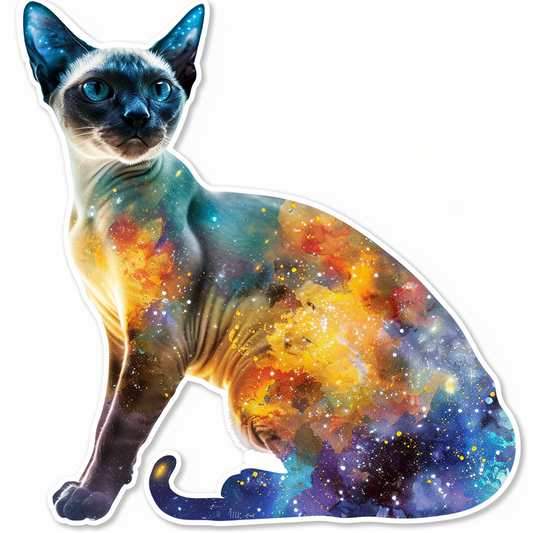 Burmese Cat Vinyl Decal Sticker for Car, Laptop, Tumbler and more # F011006