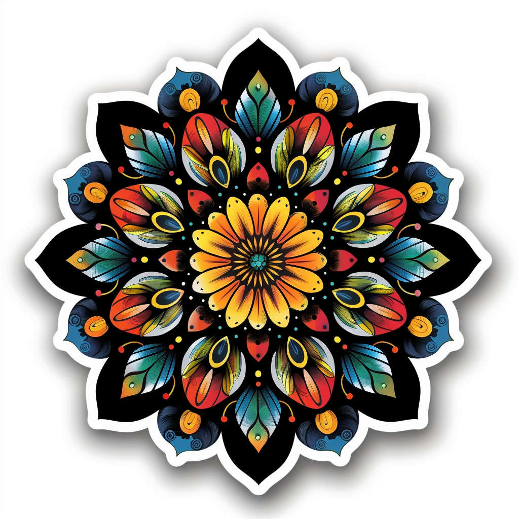 Mandala Vinyl Decal Sticker for Car, Laptop, Tumbler and more # F08170