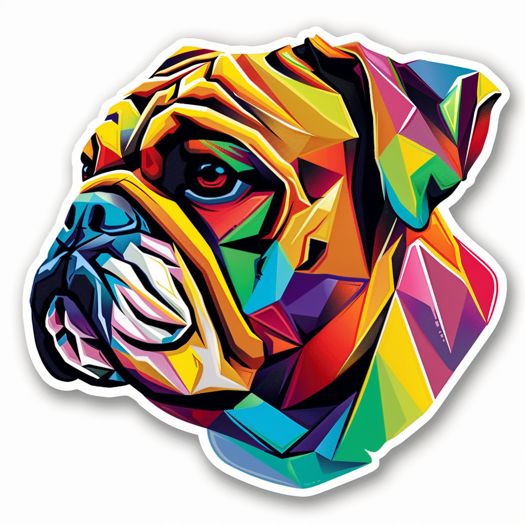 Bulldog Dog Vinyl Decal Sticker for Car, Laptop, Tumbler and more # F07398